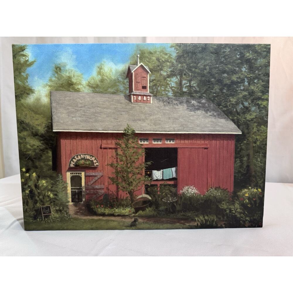 Christopher Bradshaw 2011 Canvas Wrapped Painting Signed #1 Original Country